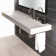 Cigno Widespread Bathroom Faucet with Drain Assembly