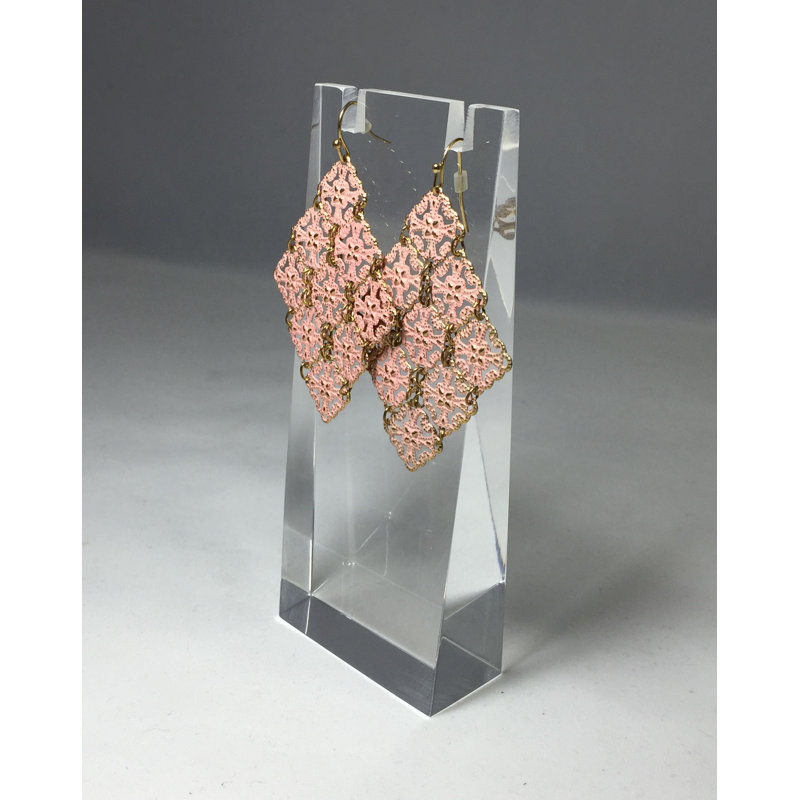 Présentoir à bijoux en plexiglas transparent