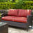 Mosca 51'' Wide Metal Loveseat with Cushions-48217009