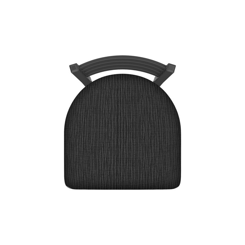 400 Jackie Chair, Pewter, Fabric-Graph Coal