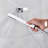 Chrome Square 12" Rain Shower Head 3-way Function Hand & Tub Spout PB Shower Kit