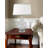 Barletta 28" Gray Speckled Glass Table Lamp