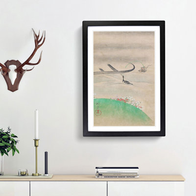 Cormorant Bird Fishing by Sakai Hoitsu - Picture Frame Painting Print