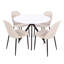 Sisquoc 5-Piece Casual Dining Set - Spacious Round Table & 4 Duo Plastic Chairs-1517852450-1532434543