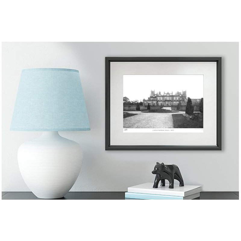 Capesthorne Hall, 1897 by Francis Frith - Single Picture Frame Print, 40cm H x 50cm W x 2.3cm D