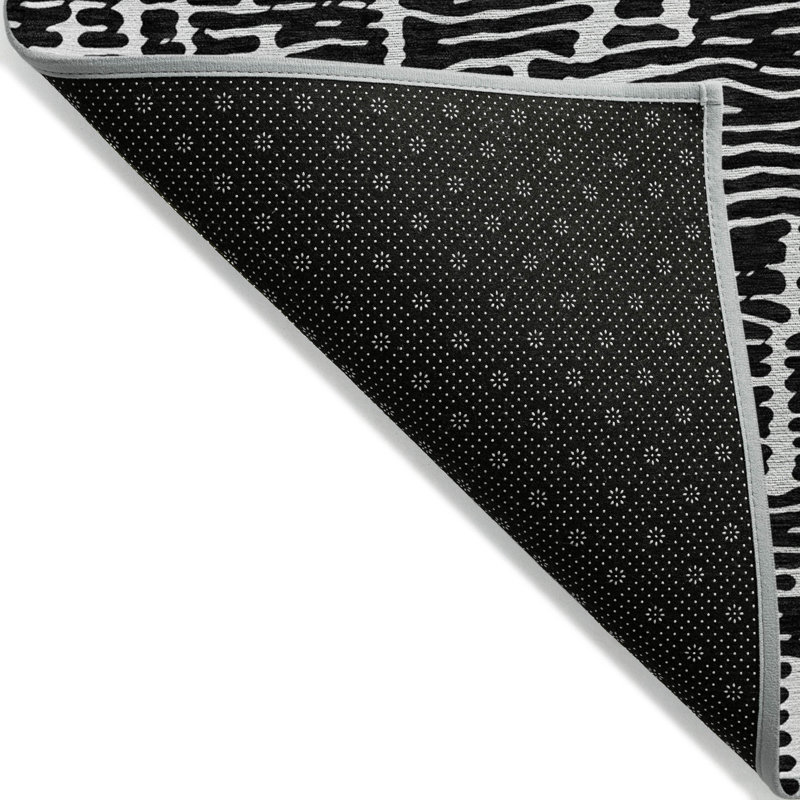 Tapis intérieur / extérieur en polyester tissé à la machine Malchow, Rectangle 8 pi x 10 pi