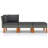 Rashieda 23.6" Wide Eucalyptus Square Patio Sectional Set with Cushions