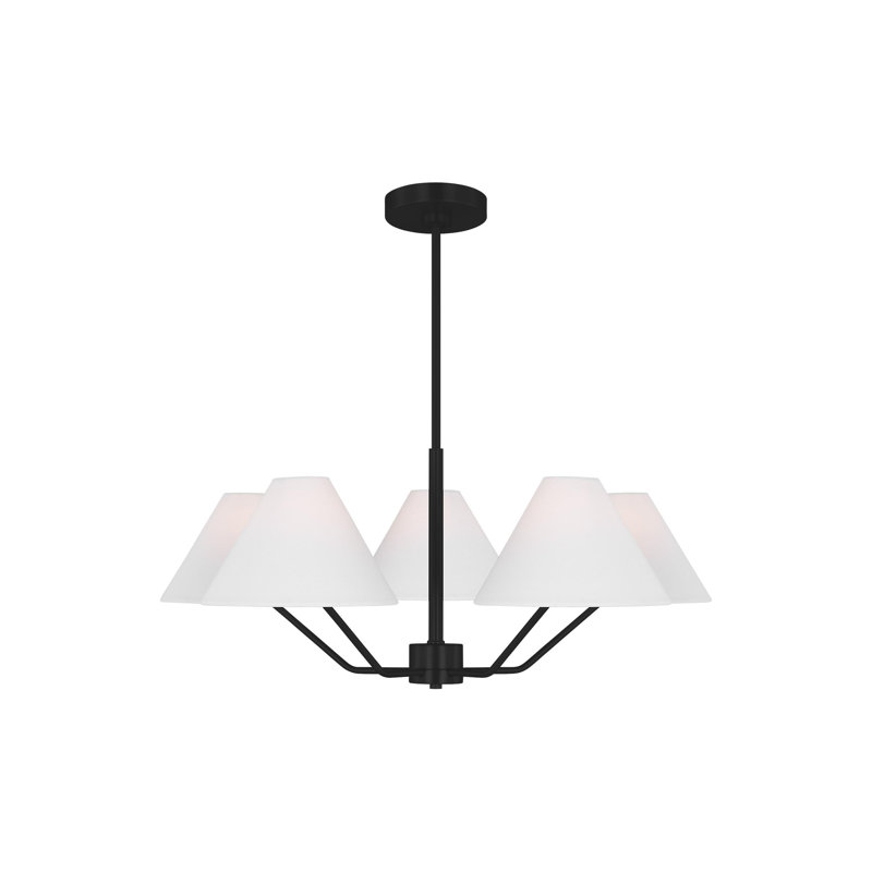5-Light Chandelier, Nuit noire