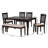 6 - Person Four Leg Dining Set-182595937-182595936