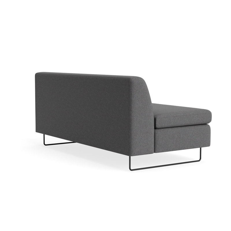 MTO - Clyde 67" Sofa w/ Black Legs, Gabro Gray