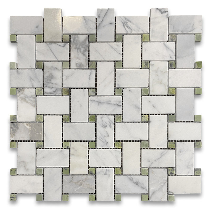 12" x 12" Marble Mosaic Wall & Floor Tile