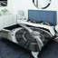 Travel by Air Grey Plane - Ensemble de housse de couette vintage transport - Microfibre de polyester-38757461