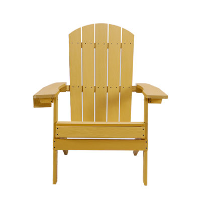 Chaise Adirondack pliante en plastique Tranquilo Depot