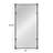 Cast Metal Framed Tall Wall Mirror-911115367
