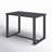 Elza Rectangular Metal Outdoor Dining Table