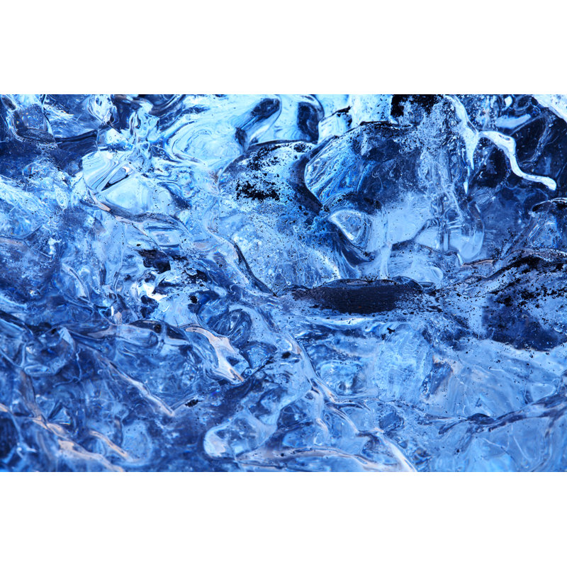 Ice Wall Of Ice Cave by SabrinaPintus - Wrapped Canvas Print, 81cm H x 122cm W