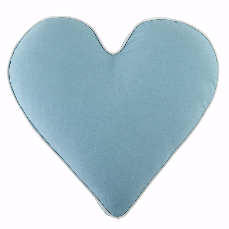  Housse de coussin Heart, Aigue-marine