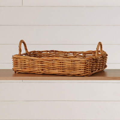 Lily Manor Beaubien Wicker Decorative Basket