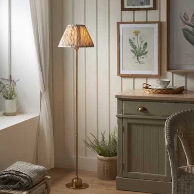 140cm Brushed LED Traditional Floor Lamp