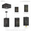 Luminaire suspendu simple à 1 lumière Sidley-1107779823