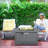 Abrienne Round Iron Natural Gas Smokeless Fire Pit Table