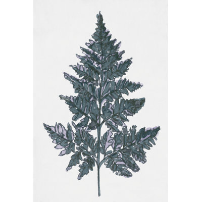 Feuille botanique bleue I