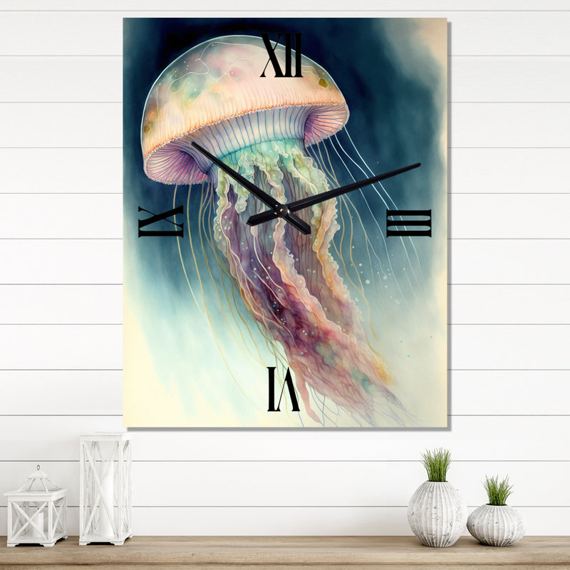 Très grande horloge murale Jekiah, Grand