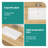21"x13" White Ceramic Rectangular Undermount Bathroom Sink with Overflow