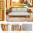 78.7” Acacia Outdoor Patio Sofa With Cushions