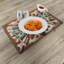 Ensemble de 4 napperons rustiques standard Southwestern
