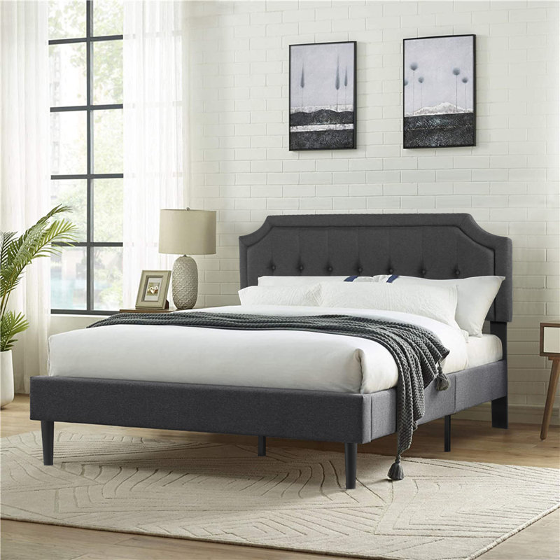 Kempst Steel Piece Bedroom Set, Brown, Twin