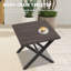Ensemble de conversation en rotin 3 pièces avec 2 chaises longues et 1 table d'appoint