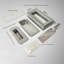 Cement Ethanol Tabletop Fireplace with Flame Guard