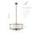24-inch 6-Light Capiz Shell Drum Chandelier-182572052
