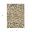 Tapis floral lavable intérieur / extérieur 5 pi x 8 pi