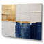 A Touch of Gold and Kings Blue - peinture abstraite, art mural-207455880-207455881