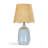 Ceramic Table Lamp with Scallop Shade-2036397904