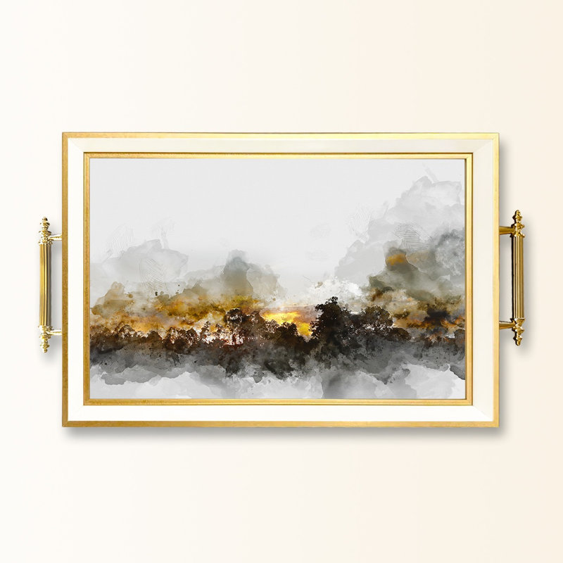 Élégant plateau en verre de 19,7 po x 11,4 po x 1,4 po | Fabrication 100% verre durable | Facile à nettoyer avec un chiffon humide | Idéal pour le service, la présentation décorative et l'organisation | Ajout élégant à la décoration intérieure