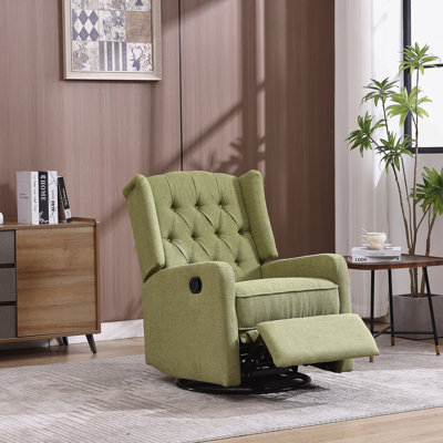 Rocking Recliner Chair,360 Degree Swivel Nursery Rocking Chair,Glider Chair