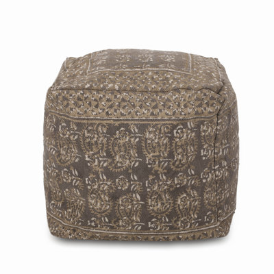 Derontae Upholstered Pouf