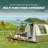 Instant Cabin Tent, 4-6 Person Pop-Up Camping Tent, 60S Easy Setup, Glamping With Rainfly , Waterproof, Green-118737028