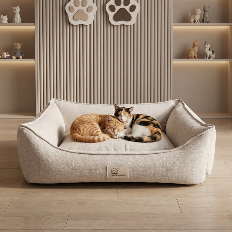 Lit pour chat Sanctuary, Crème
