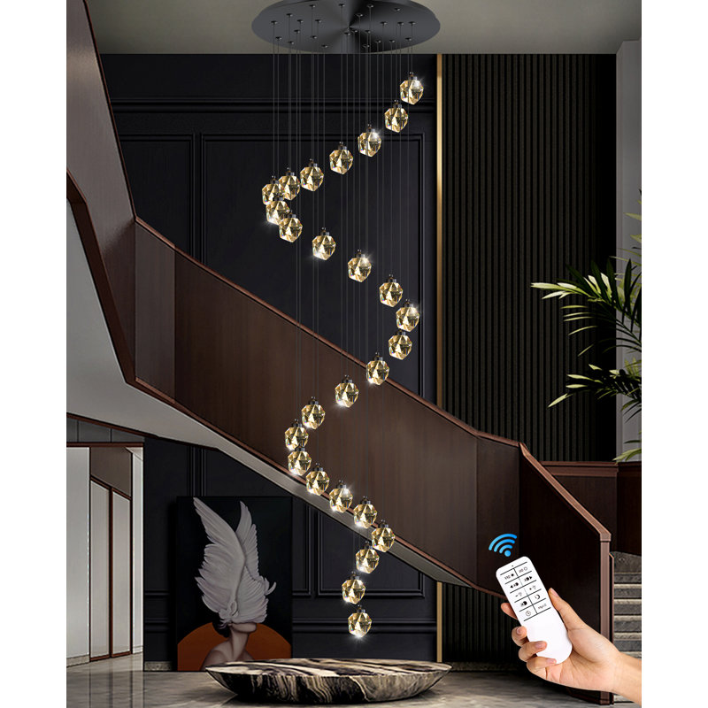 Luminaire suspendu à DEL en forme de larme à 26 lumières Yashin