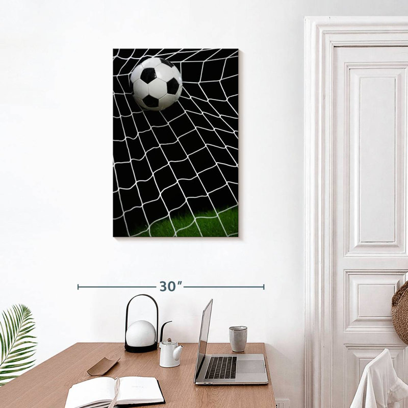 Ballon de but de football Sireci, H 30 po x l 20 po