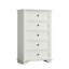 Armoire blanche à cinq tiroirs (1 pièce)