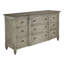Commode 9 tiroirs avec miroir Ainsley