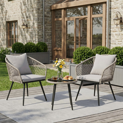 2-Person Outdoor Patio Bistro Set
