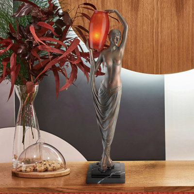 Goddess of Light Art Deco Table Lamp
