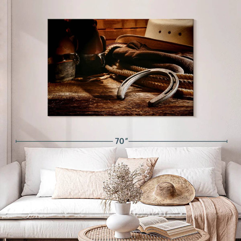Lelar Western Themed, 32" H x 48" W