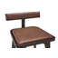 Brunswick Sao Bento 3 - Piece Pub Table Set – Solid Wood with Glass Top, Upholstered Bar Stools & Metal Footrest-778565039